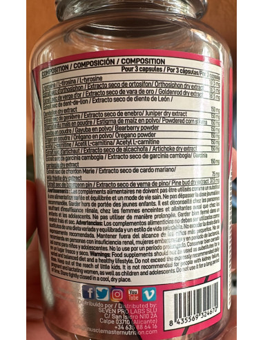 Suplemento Water-Out Xtreme