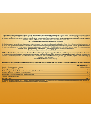 GN NUTRITION Crema de arroz - Rice...