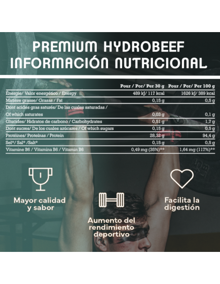 GN NUTRITION HydroBeef Proteína Bovina Hidrolizada | 900 gramos