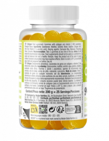 Gummies collagen colágeno |WEIDER